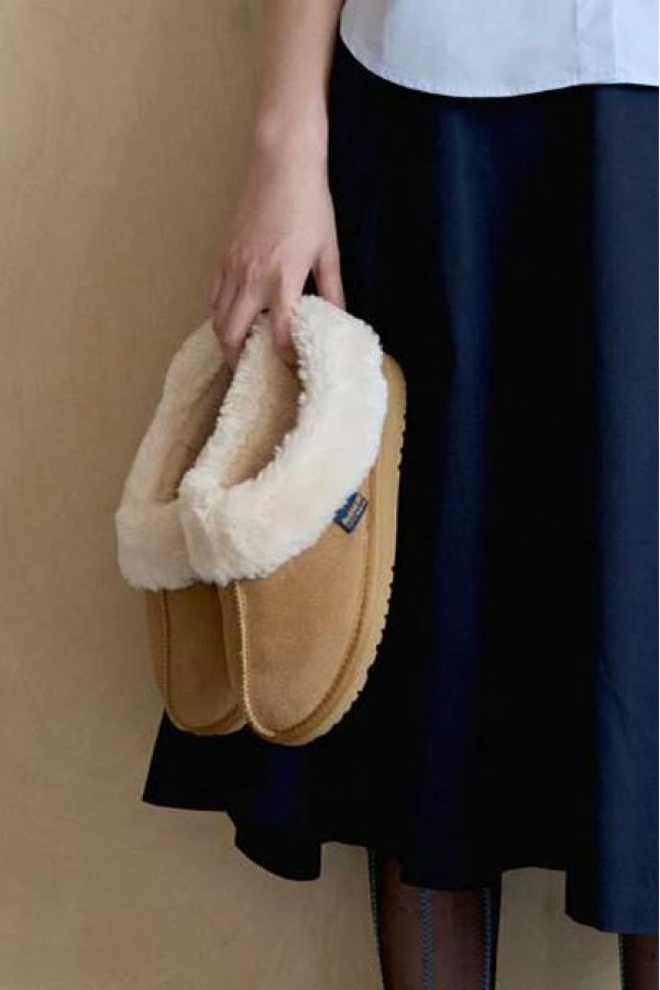  韓國 Rockfish 薄底 毛毛 雪靴(包跟款)新款-5色