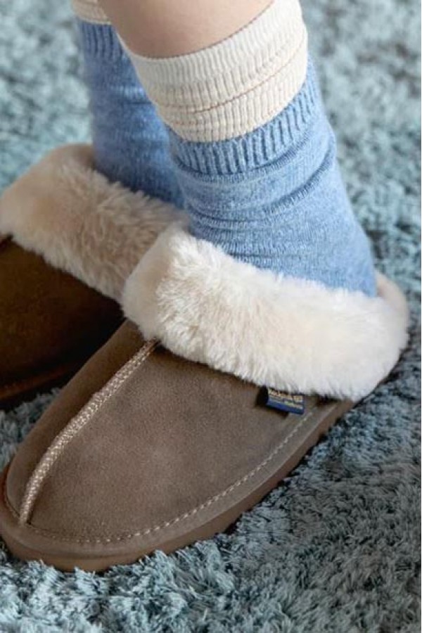  韓國 Rockfish 薄底 毛毛 雪靴(包跟款)新款-5色