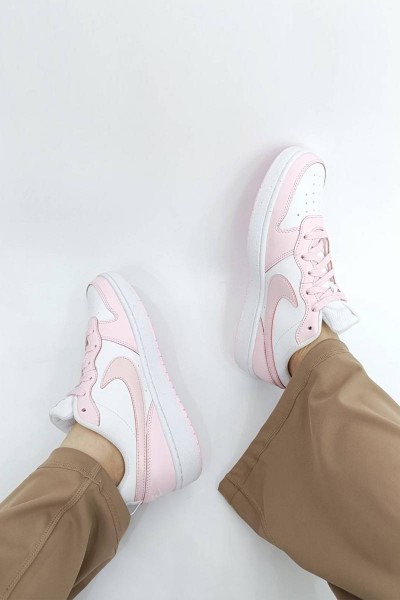 Nike Court Borough 草莓牛奶 母女鞋(小童/中童/大人)