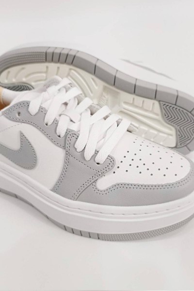 [現貨] Nike Air Jordan 1 厚底灰白
