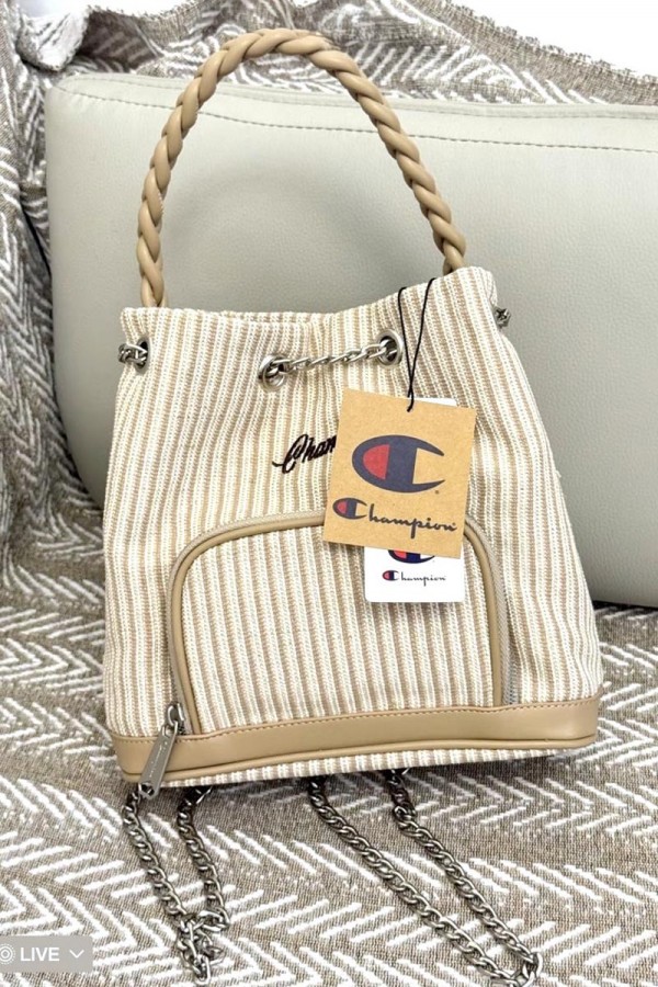 Champion 麻花 鏈條 水桶包(4色)