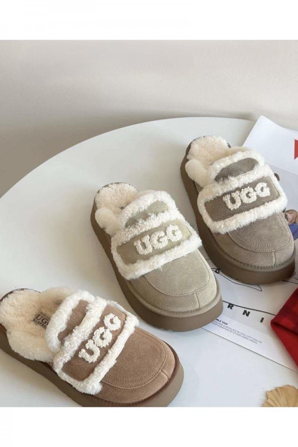 Ugg Auspecial 第二代 羊羔毛拖(3色)