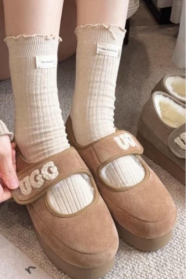 Ugg Auspecial 瑪莉珍 厚底鞋(3色)