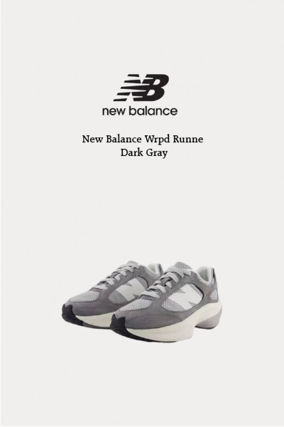 NB Wrpd Runner 深灰白