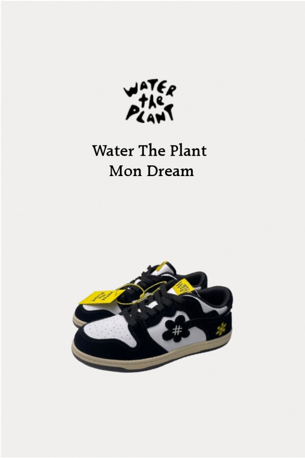 Water The Plant Mono 花花小倒勾 黑白